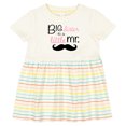 thumbnail image 3 of Inktastic Big Sister to a Little Mr. Girls Baby Dress, 3 of 5