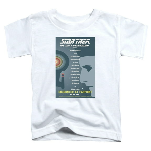 Star Trek - Tng Season 1 Episode 2 - Toddler Short Sleeve Shirt - 2T