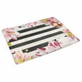 thumbnail image 2 of MKHERT Retro Peony Flowers with Polka Dots with Stripes Doormat Rug Home Decor Floor Mat Bath Mat 30x18 inch, 2 of 3