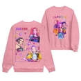 thumbnail image 2 of Moonsky Sudadera pop Demon Hun/er, sudadera Huntrix con cuello redondo, jersey de manga larga para mujer y hombre, ropa de calle, moda urbana (Rosa L), 2 of 5