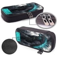 thumbnail image 4 of Godzilla 1 Leather Pencil Case Big Capacity with Zipper Large Storage Pen Pencil Pouch Box Organizer Practical Bag Holder bd006104, 4 of 4