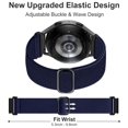 thumbnail image 3 of Pulseras de reloj Lerobo Elastic compatibles con Samsung Galaxy 7-4, 3 of 8