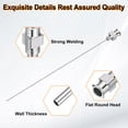 thumbnail image 4 of 10pcs Dispensing Needles 22 Gauge 4 Inch Stainless Steel Blunt Tip Luer Connector for Refilling Glue Oil Thick Liquids Ink Lab Use, Silver, 4 of 6