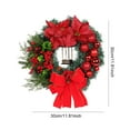 thumbnail image 3 of Corona de Adviento de Navidad, decoración decorativa para fiestas, accesorios de decoración de Año Nuevo, 3 of 8