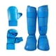 thumbnail image 3 of Equipo de entrenamiento para taekwondo, guantes de boxeo, espinilleras, cómodos guantes para saco de boxeo para principiantes en el ejercicio, Muay Azul, 3 of 8