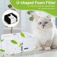 thumbnail image 6 of TSV 20pcs Foam Filters Replacement Compatible with PetSafe Viva Cat Water Fountain 64oz & 140oz, Pet Drinking Fountain Filter Replacement, Sponge Filter for Cat & Dog, 6 of 7