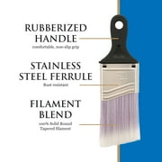 PRO EDGE by Linzer 2 CT Formula Short Rubber Handle Angle Paint Brush