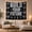 Build Your Future, variant on LIVE WITH PURPOSE Collage on Black Background, Inspirational Maximalist for Motivational Decor Lovers, High-Contrast Text Art, Graduation Gift Tapestry Wall Hanging for Office and Classroom