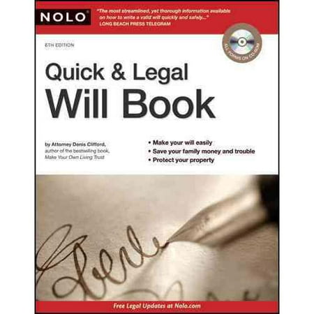 Quick & Legal Will Book