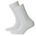 thumbnail image 1 of Hudson 2 pares de calcetines para mujer - Only 2-pack, calcetines cortos, cinturilla confort, Unicolor Blanco 39-42, 1 of 3