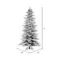 thumbnail image 2 of Vickerman 12' x 64" Flocked Tilden Spruce Artificial Christmas Tree, Unlit, 2 of 2
