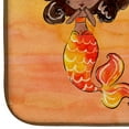 thumbnail image 4 of Mermaid Welcome Orange Dish Drying Mat, 4 of 7