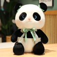 thumbnail image 2 of Green flower Vivid 3-d Panda Bear Animal relleno muñeca juguete divertido garra máquina suministros regalo, 2 of 5