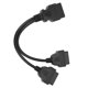 thumbnail image 3 of Cable de extensión de 16 pines O-BD2 1 a 2 adaptador de conector divisor de extensión de diagnóstico de O-BDII para coche longitud de extensión de 118 pulgadas ANGGREK Otros, 3 of 8