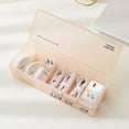 thumbnail image 3 of Ruiboury Transparent Cable Management Box Visible Interior For Easy Semi Transparent ABS Desktop Cable Management Box Safe White, 3 of 6
