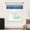 Blue, variant on Navy Blue Ombre Valance Curtains for Kitchen/Living Room/Bathroom/Bedroom Window, Rod Pocket Small Topper Half Short Window Curtains Voile Sheer Scarf, Farmhouse Modern Gradient 42"x18"