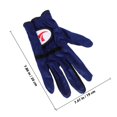 thumbnail image 2 of HINTRMENT Men Golfing Gloves Blue Non Slip Soft Material with Fine Stitching and Comfort, 2 of 5