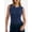 Blue, variant on ANRABESS Ribbed Tank Tops for Women Crew Neck Ruffle Sweater Vest Cute Sleeveless Shirts 2026 Summer Business Casual Outfits Rust Meidum