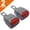 Gray, variant on Universal Car Seat Belt Extender Buttons, 2-Pack Seatbelt Buckle Extension Clips for Auto Comfort, Black