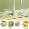 thumbnail image 2 of Faucet Mat for Kitchen Sink, 2024 New Kitchen Sink Splash Guard Silicone Draining Mat, Faucet Absorbent Sink Protectors Mat Kitchen Faucet Mat for Kitchen Sink (Grey), 2 of 5