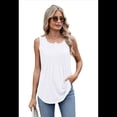 thumbnail image 2 of Camisetas Sin Mangas Holgadas para Mujer Blancas S, 2 of 10