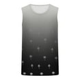 thumbnail image 4 of ALLLIST Summer Men's Tank Tops Gray Cotton Pullover Gradient Undershirts for Men Size S-2XL, 4 of 4