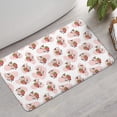 thumbnail image 2 of Pink Cow Strawberry Pattern Bathroom Rugs Mat,Non Slip Microfiber Bathroom Rug,Rubber Backing,Soft Bathroom Mats for Bathroom Floor,Tub and Shower,17x30in(43x75cm), 2 of 5