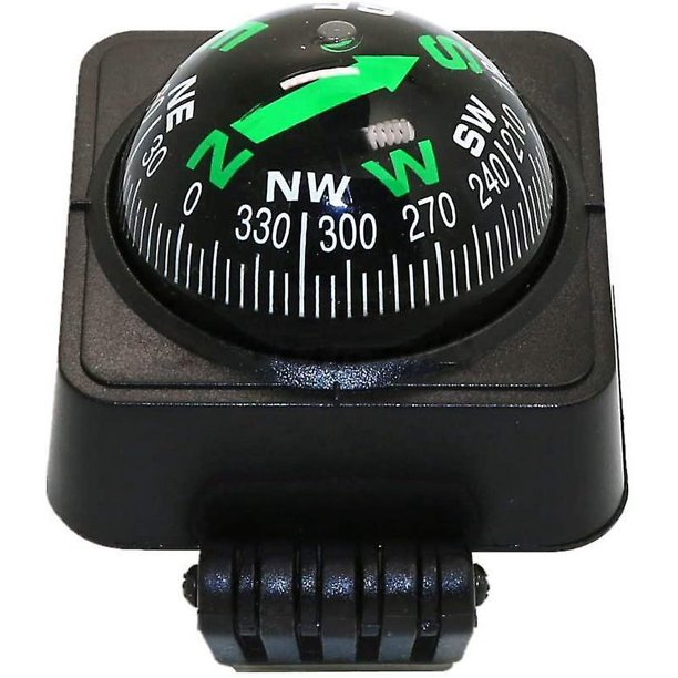 Brújula digital para coche, brújula para barco, mini brújula recargable para montaje en coche, navegación marina, barco, camión