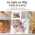 thumbnail image 4 of Mistaha Pocket Handheld Fan with Detachable Hand Strap Super Mini Desktop Fan 3-Speed Control 1500mAh Rechargeable Portable Cooling Fan for Home Office Outdoor Activities, 4 of 8