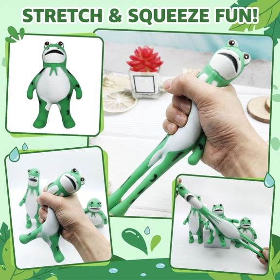 Simulation Sitting Frog Squishy for Adults Sand Filled Texture Sensory Gadget Realistic Amphibian Office Desk Accessory Pressure Relief Tool Random Color 1 Pack