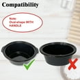 thumbnail image 5 of 10qt Creamic Slow Cooker Pot for Hamilton Beach Slow Cooker Model 33195, 5 of 5