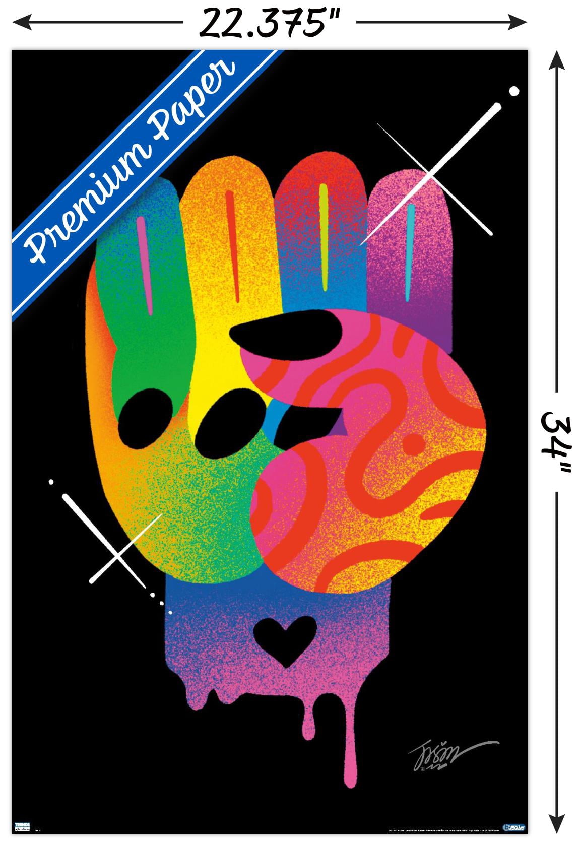 Jason Naylor - Fist of Color Wall Poster, 22.375" x 34"