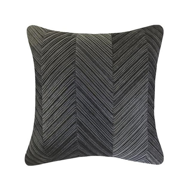 Edie Home EAH080ST649698 Chevron Velvet Decorative Pillow
