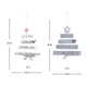 thumbnail image 2 of Christmas Tree Shaped Wooden Christmas Decorations - Ornaments For Christmas Trees & Wood Christmas Ornaments, 2 of 5