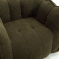 thumbnail image 5 of CKEASEAN 41"W Soft Bean Bag Chair with High Resilient Foam, Boneless Corduroy Floor Chair with Ottoman, Comfortable Square Lazy Sofa with Armrest, Rack for Reading and Gaming, No Assembly Required, 5 of 9