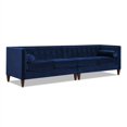 thumbnail image 6 of Jennifer Taylor Home Jack 118" Modern Tuxedo Tufted Long Modular Sofa, Navy Blue Velvet, 6 of 16