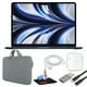 thumbnail image 1 of Apple MacBook Air 13" Laptop (M2, 2022, 256GB SSD, Midnight) + Bundle Kit, 1 of 9
