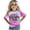 Multicolour2, variant on OOOUM Girls Graphic Tie Dye T-Shirt Short Sleeve Crewneck Fashion Casual Shirt Top Soft Comfort Birthday Party Tees Multicolour1 1-2 Years