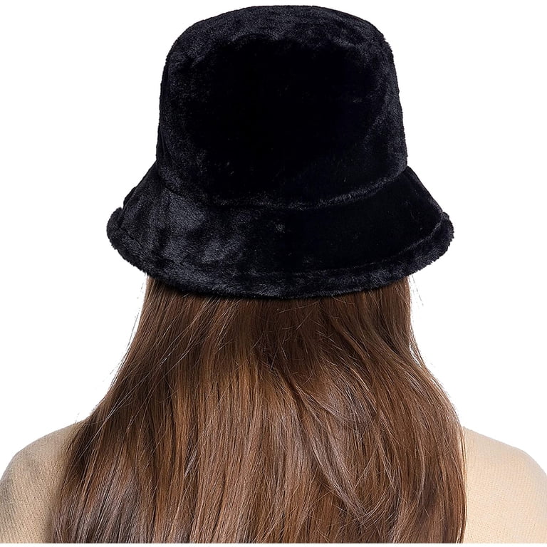 Bucket Winter Hat, Foldable Winter wool fisherman cap Wool Bucket Hat for Women, Wool Winter Hat, Fisherman Hat  main image 4