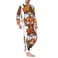 thumbnail image 2 of Sigee Gnomes In Autumn for Pajamas for Men Two-piece Men's Sleepwear Long-Sleeved Pjs Sets-X-Large, 2 of 7