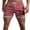 Brick Red, variant on Shorts Men Casual Men's Rainbow Solid Color Summer Pants Pocket Drawstring Loose Casual Sports Running Straight Beach Shorts Brick Red L