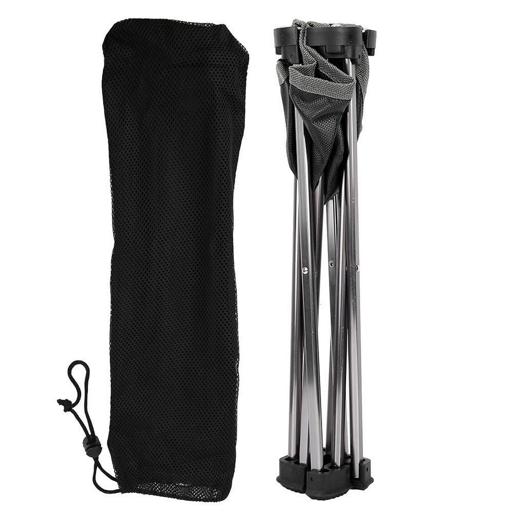 Mgaxyff Outdoor Portable Folding Chair Red Black Seat Stool For Fishing