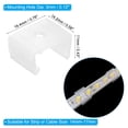 thumbnail image 2 of Unique Bargains LED Strip Light Clips, 100 Pack Mounting Bracket Fixing Clip Plastic Clamp for 14mm-17mm Light Cable Translucent, 2 of 6