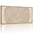 thumbnail image 6 of HPNIUB Large Jesus Feeds The 5000 Framed Canvas Wall Art Modern Christian Multicolor Painting For Living Room Bedroom Dining Room 20x40 Inch, 6 of 9