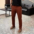 thumbnail image 7 of GINGTTO Men's Stretch Dress Pants Shiny Striped Slim Fit Pinstripe Chino Pants, 7 of 7