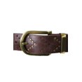 thumbnail image 3 of Style & Co Womens Brown Gold Chevron Stud Pant Belt S, 3 of 3