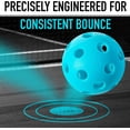thumbnail image 3 of 12 Pcs Sac Filet de Pickleball 26 Trous Boule Matériau PE Haute Élasticité Boule en Wiffle, 3 of 5