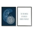 thumbnail image 2 of Stupell Indtries In The World Choose Yourself Phrase Two Faces,16 x 20,Design by Birch&Ink, 2 of 5