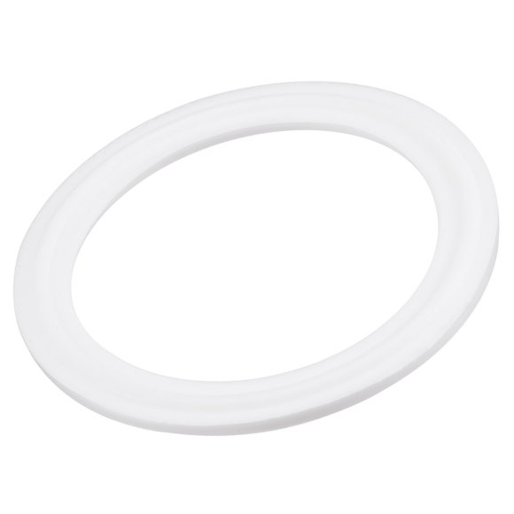 Unique Bargains 2' PTFE Gasket Flange O-Ring for Vacuum Clamp White 5 Count