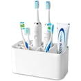 thumbnail image 1 of Portacepillos de dientes para baños, soporte de gran capacidad de primera calidad con 1 ranura grande, 4 ranuras medianas y 6 ranuras pequeñas, 1 of 5